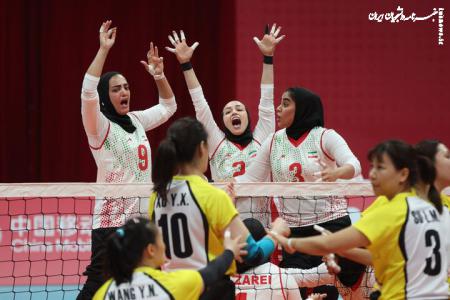 تیم ملی والیبال نشسته بانوان ایران به مدال نقره رسید
