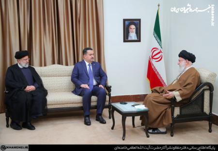دیدار نخست‌وزیر عراق با رهبر انقلاب +عکس