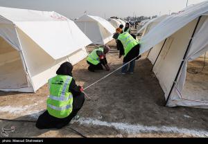 تصاویر| مانور تمرین اسکان اضطراری کلانشهر تهران