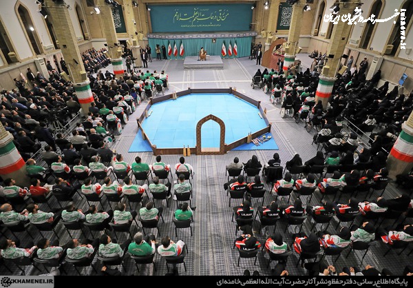 تصاویر محمدحسین میثاقی در دیدار امروز با رهبر انقلاب