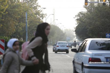 میزان آلودگی هوای تهران در روز سه شنبه هفتم آذر ۱۴۰۲