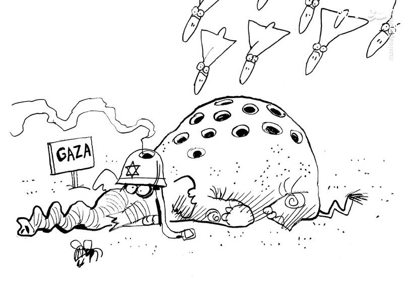 کاریکاتور| فیل و ابابیل