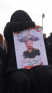 مراسم استقبال از شهدای خان طومان در فرودگاه مشهد +عکس