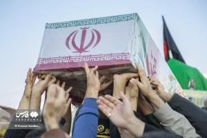 تصاویر| بدرقه شهیدان «عطایی و تقی زاده»