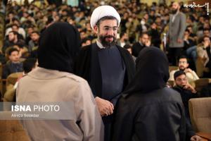 مراسم روز دانشجو با حضور رئیس جمهور در دانشگاه شهید بهشتی +عکس