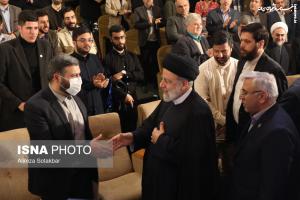 مراسم روز دانشجو با حضور رئیس جمهور در دانشگاه شهید بهشتی +عکس