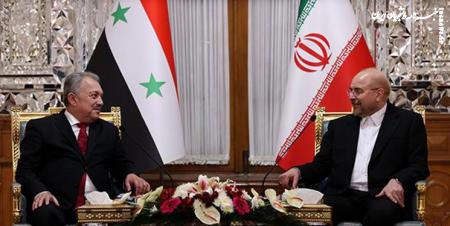 رئیس مجلس با نخست وزیر سوریه دیدار و گفتگو کرد