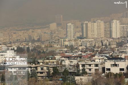 وضعیت آلودگی هوای تهران در روز یکشنبه ۱۹ آذر
