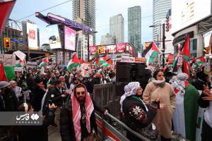تصاویر| تظاهرات حمایت از فلسطین در «کانادا»