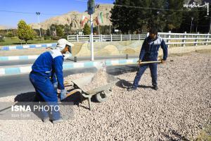 گلزار شهدا کرمان در آستانه سالگرد شهید سلیمانی  +عکس
