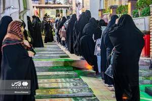گلزار شهدای کرمان ساعت ۱:۲۰ دقیقه بامداد +عکس
