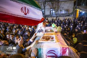 وداع با پیکر سردار «شهید سید رضی موسوی» +عکس