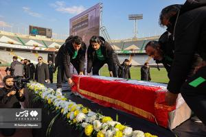 وداع با «ملیکا محمدی» در ورزشگاه آزادی +عکس