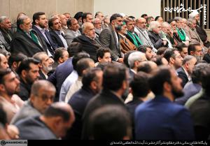 تصویری از دیدار امروز مداحان با رهبر معظم انقلاب 
