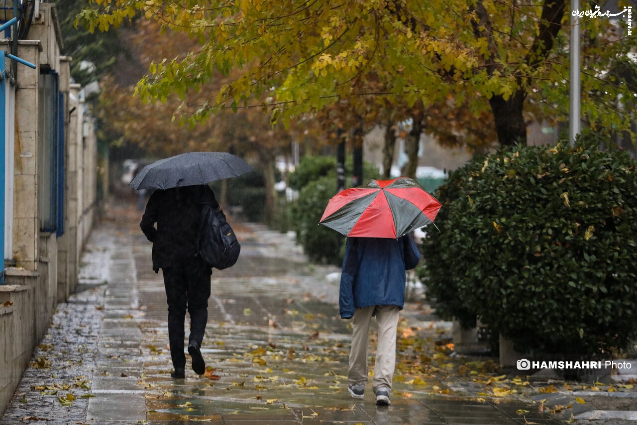 آغاز بارش باران در تهران از روز یکشنبه