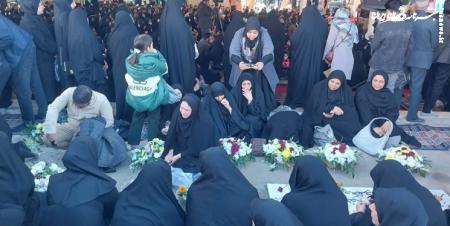 برگزاری مراسم هفتمین روز شهداء حادثه تروریستی کرمان