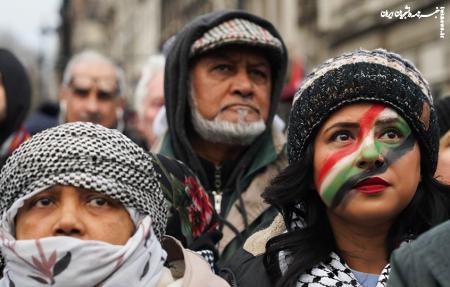 راهپیمایی لندنی‌ها برای «غزه» +عکس