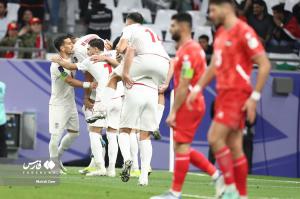 بازی ایران فلسطین در جام ملت‌های آسیا ۲۰۲۳ +عکس 