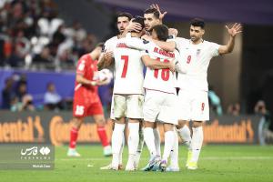 بازی ایران فلسطین در جام ملت‌های آسیا ۲۰۲۳ +عکس 