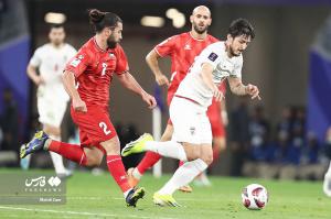 بازی ایران فلسطین در جام ملت‌های آسیا ۲۰۲۳ +عکس 