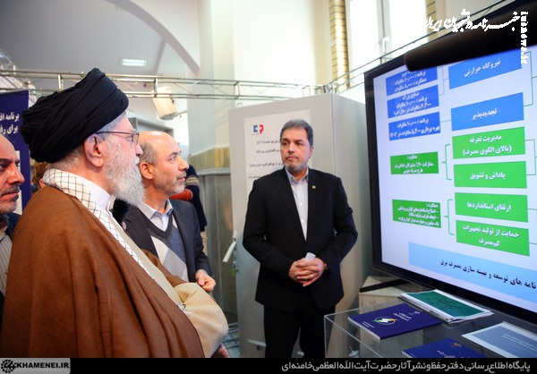 بازدید رهبر انقلاب از نمایشگاه توانمندی‌های تولید داخلی +عکس
