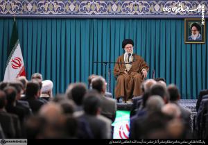 دیدار تولیدکنندگان و فعالان اقتصادی با رهبر انقلاب +عکس