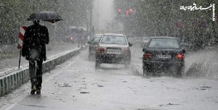 بارش برف و باران در شمال تهران طی برخی ساعات