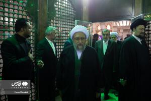 تجدید میثاق اعضای مجمع تشخیص مصلحت نظام با امام راحل +عکس