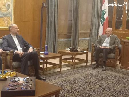 دیدار امیرعبداللهیان با رییس مجلس لبنان