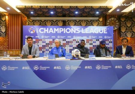  نشست خبری تیم الهلال عربستان قبل از دیدار با سپاهان ایران 