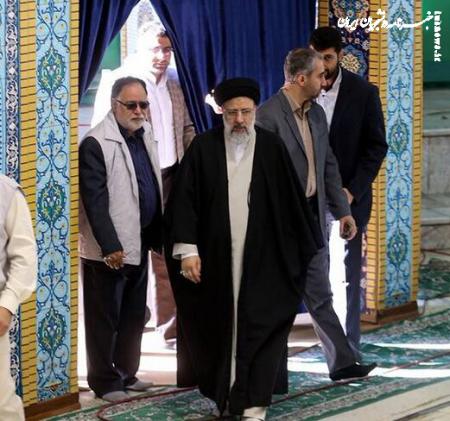 حضور رئیسی در نماز جمعه تهران
