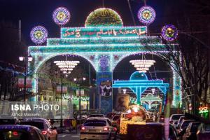 حال و هوای تهران در شب نیمه شعبان +عکس