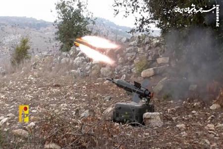 حزب‌الله لبنان جنگ‌افزار صهیونیستی را هدف قرار داد