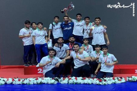تیم ملی کشتی آزاد نوجوانان قهرمان جام پیروزی در ترکیه شد