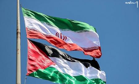 برافراشته شدن پرچم ایران بر دیوار مسجدالاقصی + فیلم