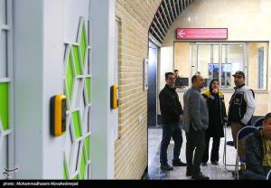 آیین بهره‌برداری از سه ایستگاه جدید متروی تهران +عکس