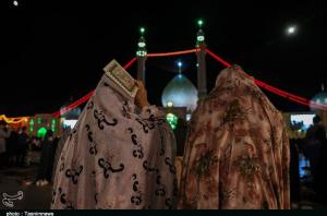 مراسم احیای شب ۱۹ رمضان در مسجد جمکران +تصاویر