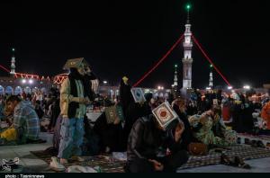مراسم احیای شب ۱۹ رمضان در مسجد جمکران +تصاویر