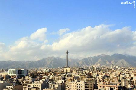 وضعیت هوای تهران در چهاردهمین روز فروردین ۱۴۰۳