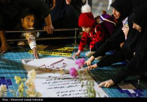 تجمع مردم یزد در محکومیت ترور سرداران و افسران ایرانی +عکس