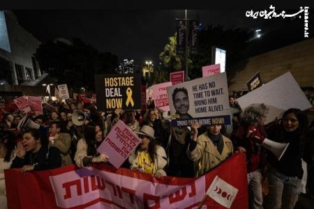  هزاران شهرک‌نشین علیه نتانیاهو تظاهرات کردند