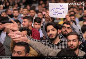 گزارش تصویری/ دیدار رمضانی دانشجویان با رهبر انقلاب