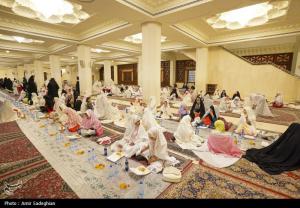جشن دختران روزه اولی در حرم مطهر حضرت شاهچراغ(ع) +عکس