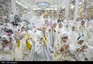 جشن دختران روزه اولی در حرم مطهر حضرت شاهچراغ(ع) +عکس
