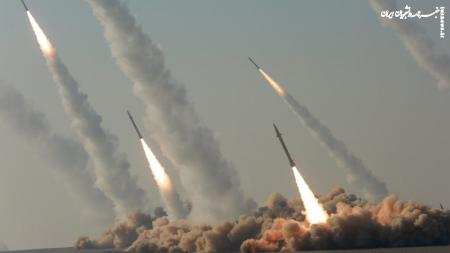 شلیک موج نخست موشک های بالستیک ایران به سمت اسرائیل