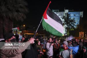 اجتماع مردم تهران در حمایت از تنبیه رژیم متجاوز اسرائیل +عکس