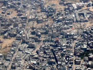 حجم باورنکردنی ویرانی در شهر غزه را در این تصاویر هوایی ببینید