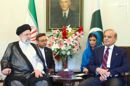  عکس/ دیدار دو جانبه رئیسی بانخست وزیر پاکستان