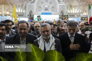 تجدید میثاق کارکنان وزارت کار با آرمان های امام خمینی(ره) +عکس