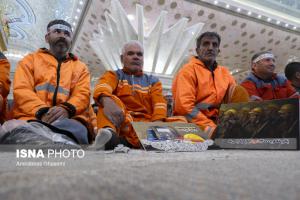 تجدید میثاق کارکنان وزارت کار با آرمان های امام خمینی(ره) +عکس